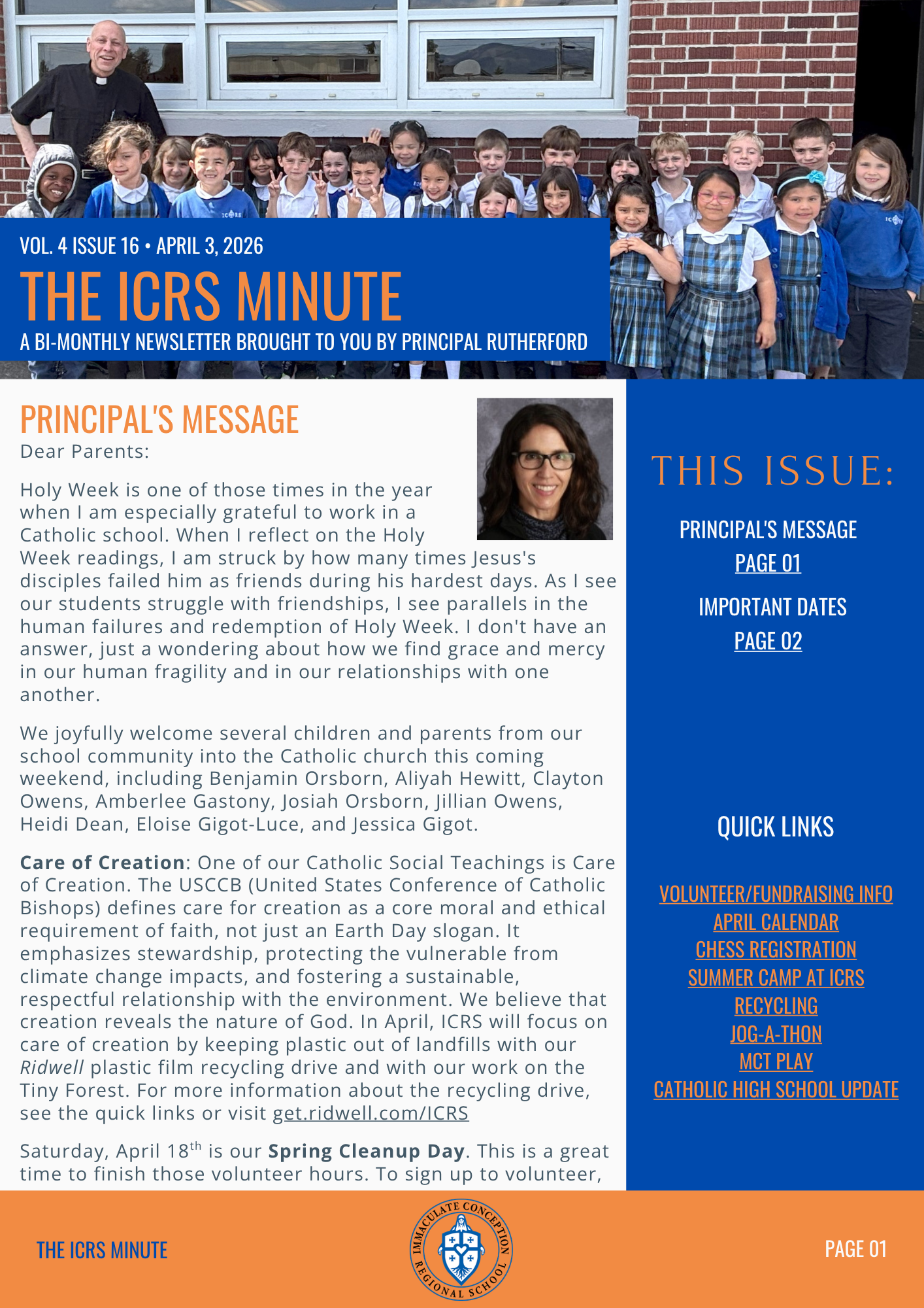 newsletter April 3 2026